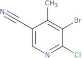 5-Bromo-6-chloro-4-methylpyridine-3-carbonitrile