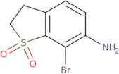 7-​Bromo-​2,​3-​dihydro-​benzo[b]​thiophen-​6-​amine 1,​1-​dioxide