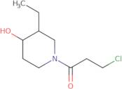 3-Chloro-1-(3-ethyl-4-hydroxypiperidin-1-yl)propan-1-one