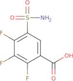 2,3,4-Trifluoro-5-sulfamoylbenzoic acid