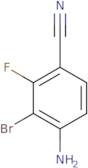 4-Amino-3-bromo-2-fluorobenzonitrile
