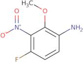 4-Fluoro-2-methoxy-3-nitro-benzenamine