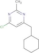 4-Chloro-6-(cyclohexylmethyl)-2-methylpyrimidine