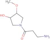 3-Amino-1-(3-hydroxy-4-methoxypyrrolidin-1-yl)propan-1-one