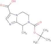 -7(Tert-Butoxycarbonyl)-8-Methyl-5,6,7,8-Tetrahydroimidazo[1,2-A]Pyrazine-3-Carboxylic Acid