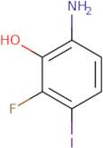 6-Amino-2-fluoro-3-iodophenol