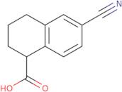 6-Cyano-1,2,3,4-tetrahydronaphthalene-1-carboxylic acid