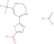 2,3-dihydro-5-(2'-nitrothenyl)-7-trifluoromethyl-diazepinium nitrate