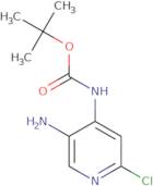 (5-Amino-2-chloro-pyridin-4-yl)-carbamic acid tert-butyl ester