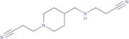 3-{4-[(2-Cyano-ethylamino)-methyl]-piperidin-1-yl}propionitrile