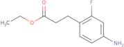 3-(4-Amino-2-fluoro-phenyl)-propionic acid ethyl ester