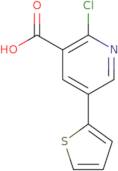 2-Chloro-5-(thiophen-2-yl)nicotinic acid