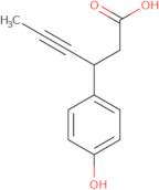 3-(4-Hydroxyphenyl)hex-4-ynoic acid