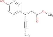 (3S)-3-(4-Hydroxyphenyl)-4-hexynoic acid methyl ester