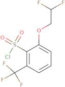 2-(2,2-Difluoroethoxy)-6-(trifluoromethyl)benzene-1-sulfonyl chloride