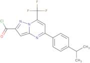 5-(4-Isopropyl-phenyl)-7-trifluoromethyl-pyrazolo-[1,5-a]pyrimidine-2-carbonyl chloride