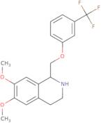 6,7-Dimethoxy-1-{[3-(trifluoromethyl)phenoxy]methyl}-1,2,3,4-tetrahydroisoquinoline