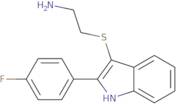 (2-([2-(4-Fluorophenyl)-1H-indol-3-yl]thio)ethyl)amine