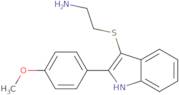 (2-([2-(4-Methoxyphenyl)-1H-indol-3-yl]thio)ethyl)amine