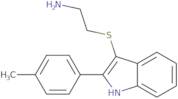 (2-{[2-(4-Methylphenyl)-1H-indol-3-yl]thio}ethyl)amine
