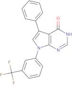 5-Phenyl-7-[3-(trifluoromethyl)phenyl]-7H-pyrrolo[2,3-d]pyrimidin-4-ol