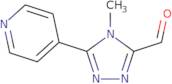 4-Methyl-5-(4-pyridinyl)-4H-1,2,4-triazole-3-carboxaldehyde