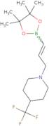 (E)-1-(3-(4,4,5,5-Tetramethyl-1,3,2-dioxaborolan-2-yl)allyl)-4-(trifluoromethyl)piperidine