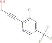 3-[3-Chloro-5-(trifluoromethyl)pyridin-2-yl]prop-2-yn-1-ol
