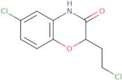 6-Chloro-2-(2-chloroethyl)-3,4-dihydro-2H-1,4-benzoxazin-3-one