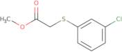 Methyl 2-[(3-chlorophenyl)sulfanyl]acetate