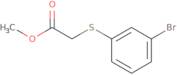 Methyl 2-[(3-bromophenyl)sulfanyl]acetate