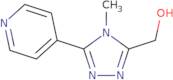 [4-Methyl-5-(4-pyridyl)-4H-1,2,4-triazol-3-yl]methanol