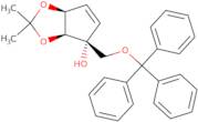 (3aS,4R,6aS)-2,2-dimethyl-4-((trityloxy)methyl)-4,6a-dihydro-3aH-cyclopenta[d][1,3]dioxol-4-ol