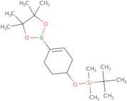 tert-Butyldimethyl((4-(4,4,5,5-tetramethyl-1,3,2-dioxaborolan-2-yl)cyclohex-3-en-1-yl)oxy)silane