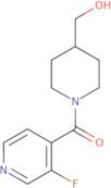 [1-(3-Fluoropyridine-4-carbonyl)piperidin-4-yl]methanol