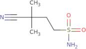 3-Cyano-3,3-dimethylpropane-1-sulfonamide