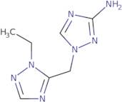 1-[(2-Ethyl-1,2,4-triazol-3-yl)methyl]-1,2,4-triazol-3-amine