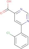 6-(2-Chlorophenyl)pyrimidine-4-carboxylic acid