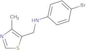 4-Bromo-N-[(4-methyl-1,3-thiazol-5-yl)methyl]aniline