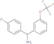 (4-Chlorophenyl)[3-(trifluoromethoxy)phenyl]methanamine