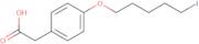 2-(4-((5-Iodopentyl)oxy)phenyl)acetic acid