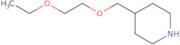 4-[(2-Ethoxyethoxy)methyl]piperidine