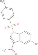 1-[5-bromo-1-(4-methylbenzenesulfonyl)-1H-indol-3-yl]ethan-1-one