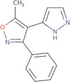 5-Methyl-3-phenyl-4-(1H-pyrazol-5-yl)isoxazole