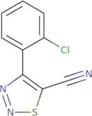 4-(2-Chlorophenyl)-1,2,3-thiadiazole-5-carbonitrile