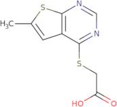 [(6-Methylthieno[2,3-d]pyrimidin-4-yl)thio]acetic acid