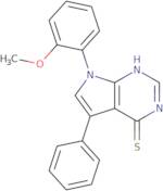 7-(2-Methoxyphenyl)-5-phenyl-7H-pyrrolo[2,3-d]pyrimidine-4-thiol