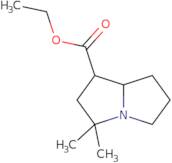 3,3-Dimethyl-hexahydro-pyrrolizine-1-carboxylic acid ethyl ester