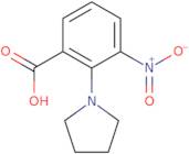 3-[Hydroxy(oxido)amino]-2-pyrrolidin-1-yl-benzoicacid