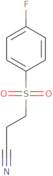 3-[(4-Fluorophenyl)sulfonyl]propanenitrile